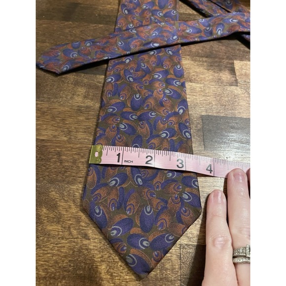 Vintage Givenchy Monsieur Silk‎ Tie From Italy Abstract Colorful - Picture 3 of 5